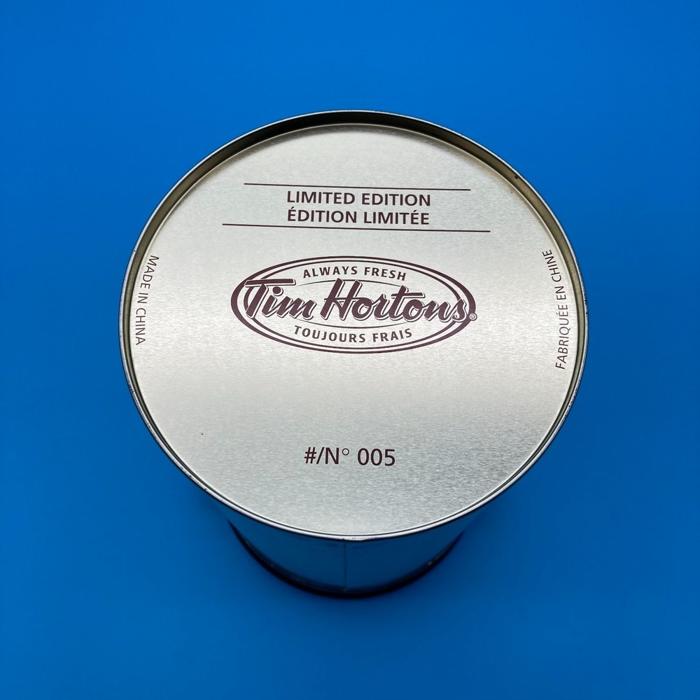 Vintage 2005 Tim Hortons Limited Edition No. 005 Coffee Tin Collector Series - Picture 3 of 11